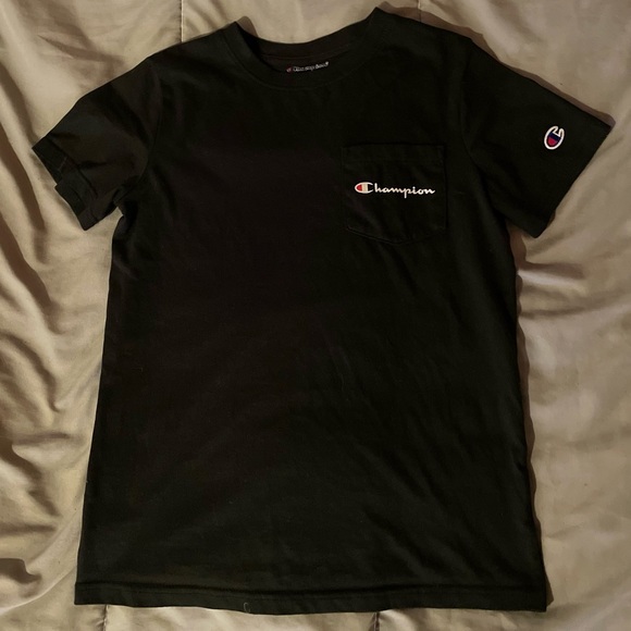 Black Champion T-Shirt, worn only a couple times - Picture 2 of 5